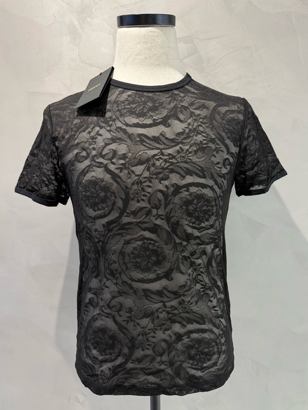 Versace Barocco Transparent T-Shirt Size 5 (Runs Small). Brand New. Sold Out ….. - Picture 1 of 8